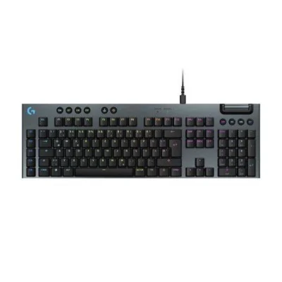 Logitech g915 x wired mechanical gaming keyboard, pbt keycaps, lightsync rgb  - tactile